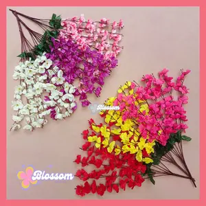 Artifical Jumbo Sakura Cherry Blossom Flower Bunga Imlek Chinese New Year Bunga Palsu Bunga Hias Plastik Artifisial Tanaman Hias