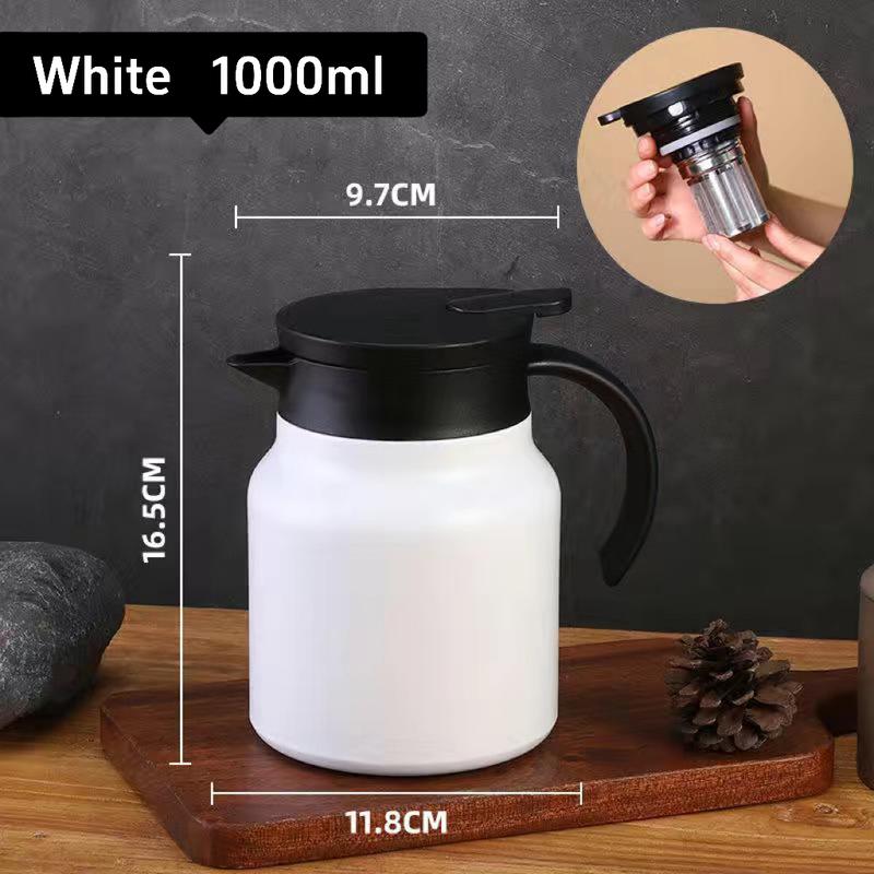 Product Introduction of 316 Thermos Stainless Steel Thermal Water Jug Bottle Teapot Smart Temperature Display Teapot  Household Stuffy Tea Pot Portable Coffee Pot Kitchenware 28