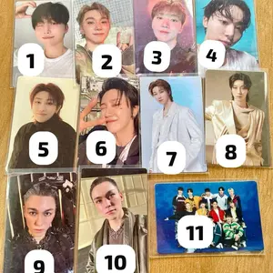 Photocard Seventeen official mingyu wonwoo Joshua Dino jun