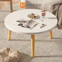 Gambar Homedoki  Meja Tamu/Meja Kopi/Meja Sudut/Meja Cafe/Coffe Table/Meja Minimalis/Meja Teras - TYPE1-Putih dari Homedoki Store Kab. Deli Serdang 1 Tokopedia