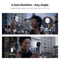 Gambar KNF Concept 2in1 Magnetic LED Fill Light + Selfie Mirror with MagSafe , Lampu Beauty , Stand Holder HP - Hitam dari Astra Foto Kota Administrasi Jakarta Pusat 3 Tokopedia