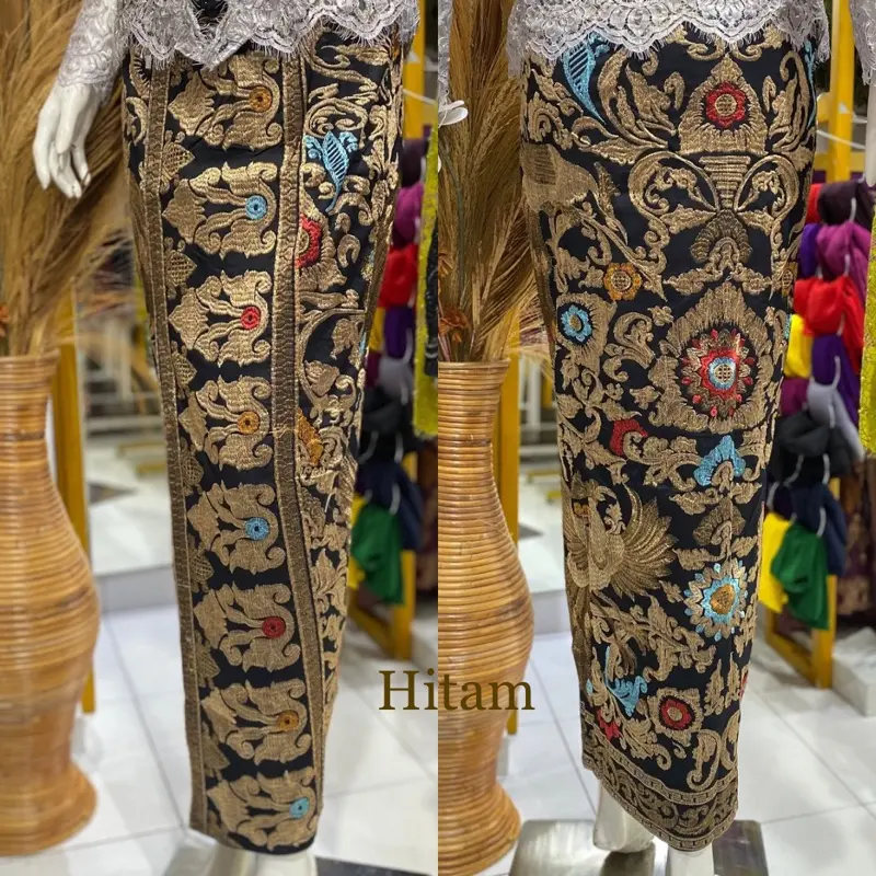 Rok Songket Bordir Strait | Kamen Jadi