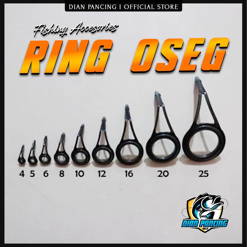 Product Introduction of RING OSEG LENGKAP Jual mulai ukuran 2,5,6,8,10,12,16,20, dan 25 joran pancing 0
