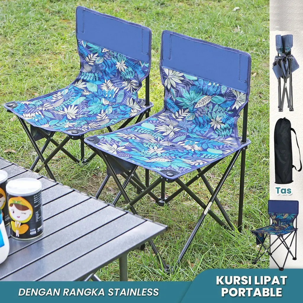 【COD】Kursi lipat Serbaguna Outdoor - folding chair stool Portable camping outdoor