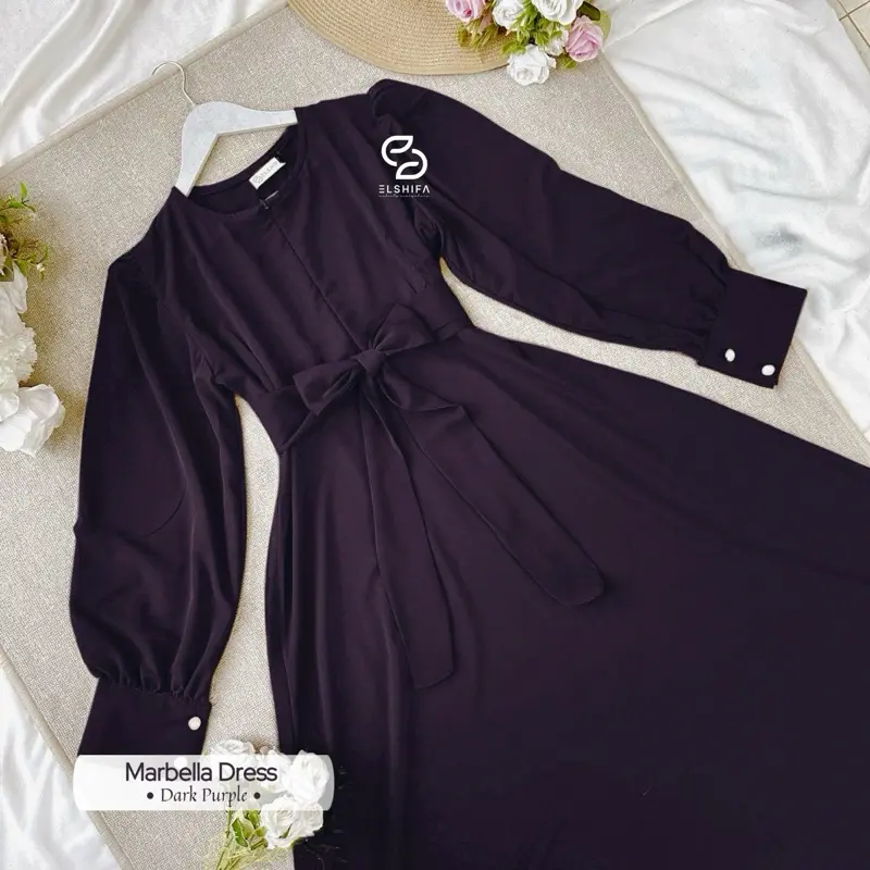 MARBELLA DRESS BY ELSHIFA DRESS PESTA ANTI UV