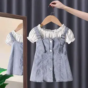 DRESS JEANS KOREA ANAK USIA 1-6 THN