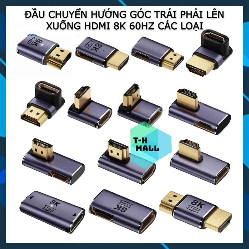 Bộ chuyển đổi nối dài HDMI 8K 60Hz góc trái phải lên xuống hỗ trợ 4K 120Hz