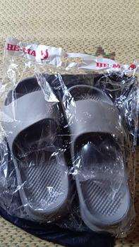 Product Review of Eva sandal pria / wanita slip on size 36-44 full karet / eva sendal unisex Hitam Pink Putih from G**z 0