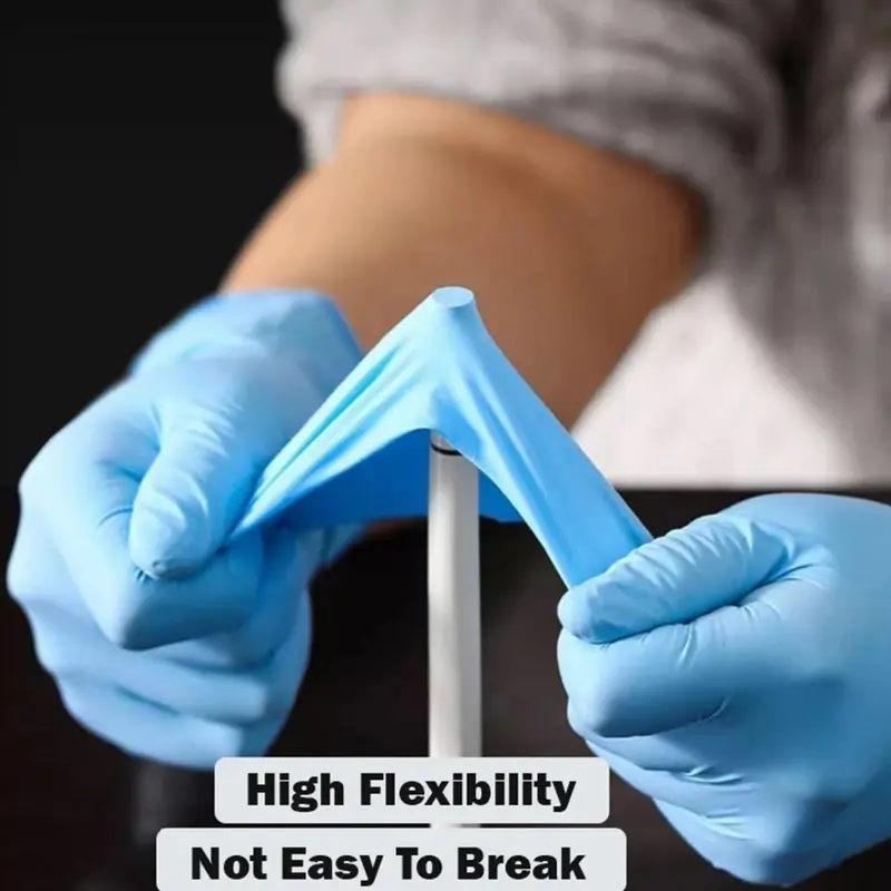 Sarung Tangan Karet Nitrile Gloves Multifungsi Isi 20pc Powder Free Cleaning Supplies 5