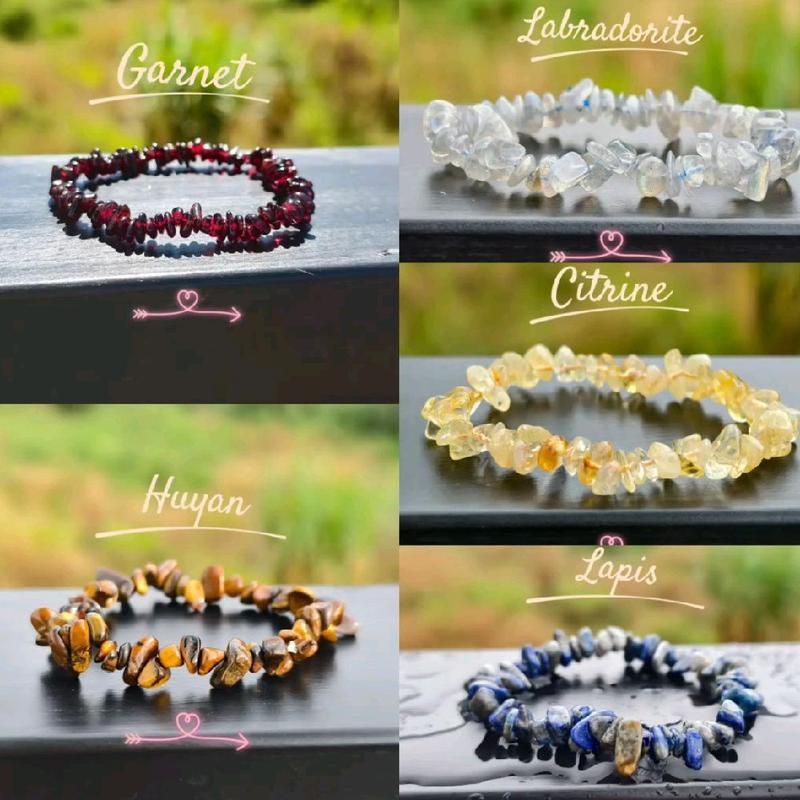  Vòng tay đá thiên nhiên - Garnet - Huyan - Lapis - Amethyst - Citrine - Labradorite - Thạch Anh - Crystals 