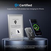 Gambar [Tersertifikasi CCC] Vention Wireless Magnetic Qi2 Powerbank 10000mAh 35W PD PPS LED Display Built in Lanyard USB C Cable Foldable Phone Stand - WS-T - GRAY, 10RB mAh/CCC dari Vention Flagship Kota Administrasi Jakarta Utara 4 Tokopedia