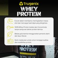 Gambar Trugenix 100% Whey Protein Blend 50 servings Whey Isolate Concentrate Susu Protein dari Trugenix Kota Administrasi Jakarta Barat 2 Tokopedia