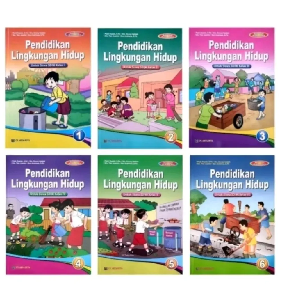 Buku Pelajaran Pendidikan Lingkungan Hidup Sd 1,2,3,4,5,6 Terlaris Berkualitas dan Terjangkau