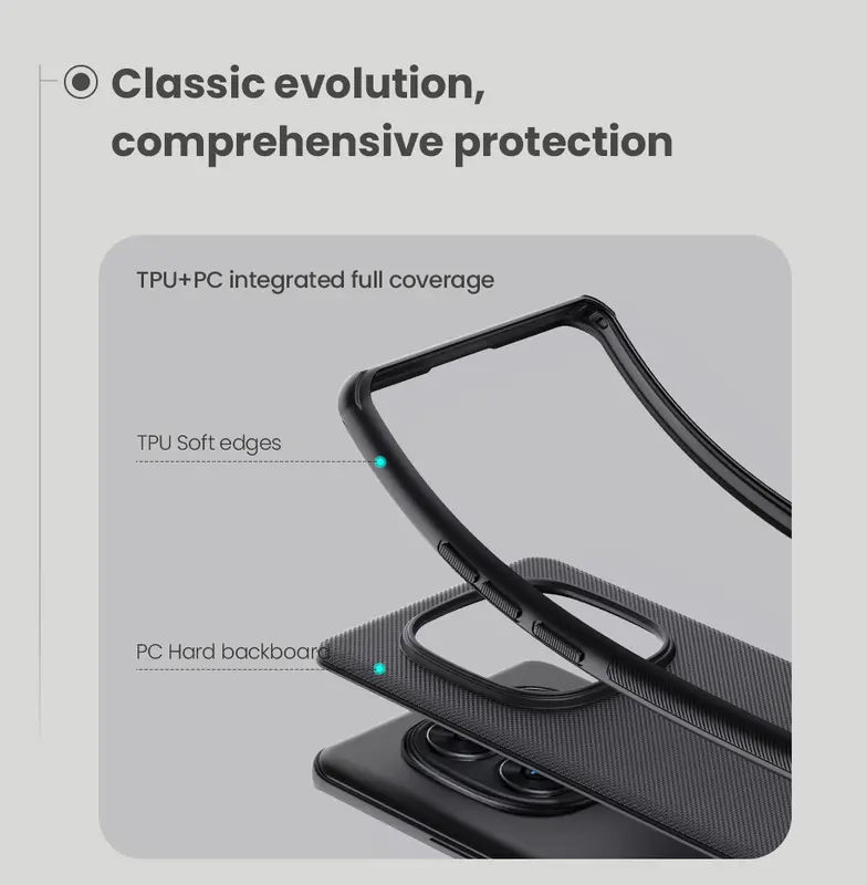 Case Compatible With Xiaomi Poco X7 Pro 5G / Poco X7 5G Nillkin Frosted Pro Hybrid Casing 4