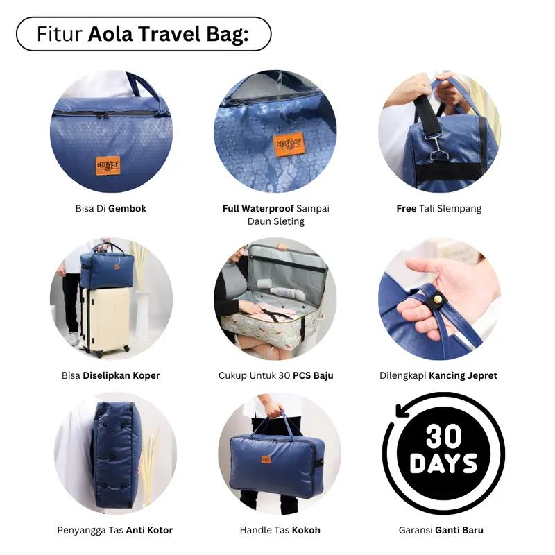 NAJJA Travelling Bag LUXURY AOLA Jumbo Mudik 5