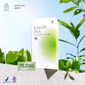 Kalon Minuman Teh Premium Saffron isi 20 Pcs Instan Tea Bpom dan Halal untuk Kesehatan Tubuh Lemon Herbal
