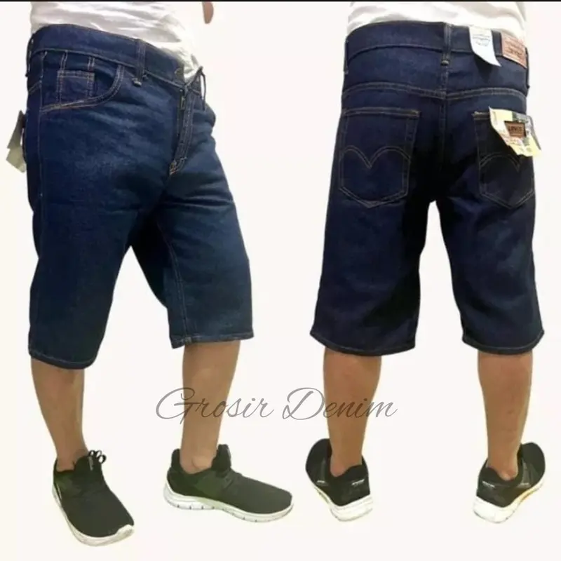 TURUN HARGA CELANA JEANS PENDEK PRIA CELANA JEANS DENIM CELANA MURAH STRAIGHT JEANS CELANA PENDEK MODEL STANDAR 27-44 1