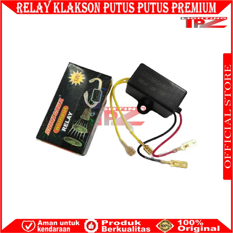 ORIGINAL INTERRUPTERR RELAY KLAKSON | RELAY KLAKSON PUTUS PUTUS RELAY KLAKSON UNIVERSAL 12 VOLT 6