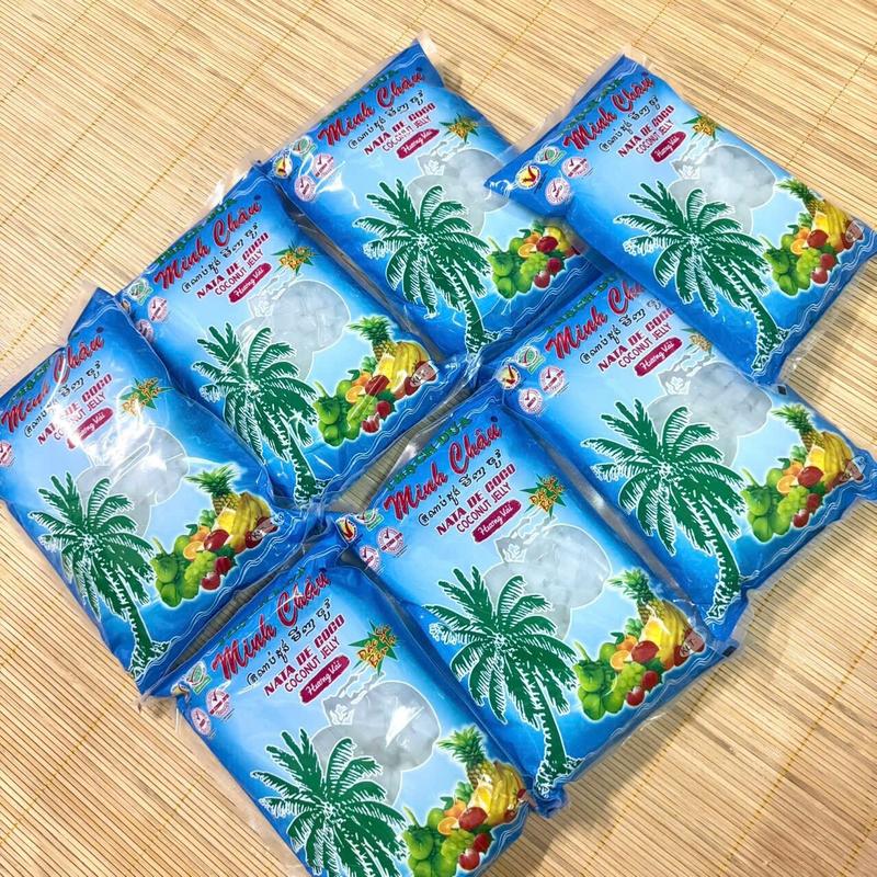 [VỊ QUÊ HƯƠNG 71]- Combo 7kg Thạch dừa Minh Châu (mỗi túi 1kg) - Ăn Vặt Snack topping đồ uống 2