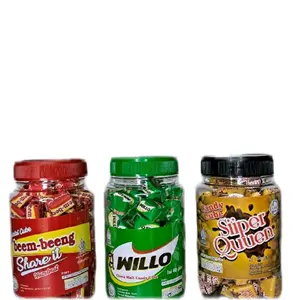 Paket hemat 3 toples permen // Candy cube // beem beng,  willo,  siperquen