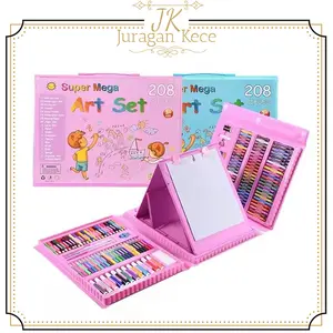 Crayon Pensil Warna Set 68 / 86 / 150 / 208 Pcs Alat Lukis Mewarnai Menggambar Pencil Krayon