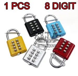 Gembok Nomor 10 Digit / Gembok Nomor 8 Digit Kunci Gantung / Gembok Angka 40mm