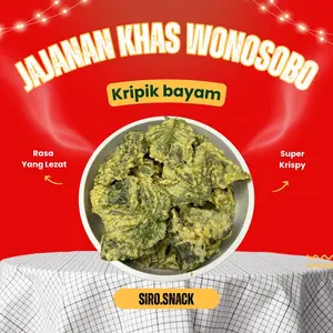 SIRO - Keripik bayem cemilan sehat asli khas wonosobo