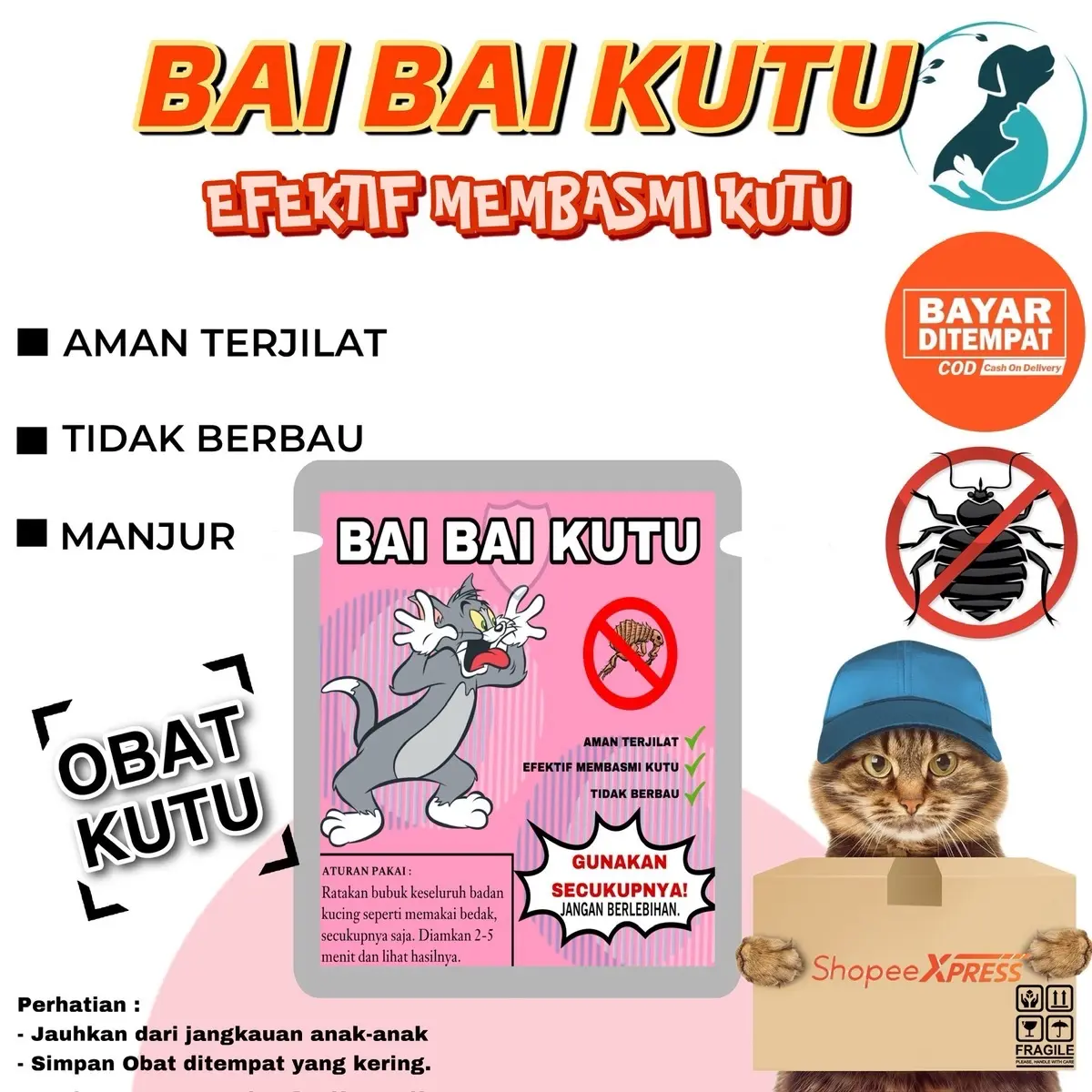 OBAT KUTU BUBUK BAI BAI KUTU
