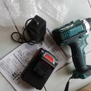 bor cas paket lengkap 298VF bor cas paket lengkap Bor Impact Baterai/Bor Baterai/Mesin Bor Hammer Rotary Litium/Bor Beton Set 4