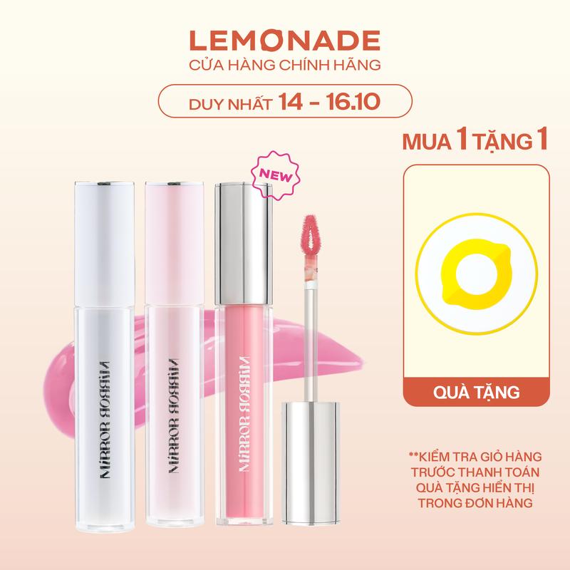 Son tint bóng không dính siêu lỳ Lemonade Mirror Mirror Water Tint 4g