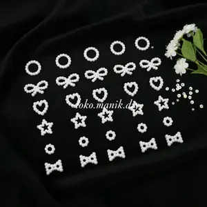20gram manik charm bolong aneka motif pita love dll