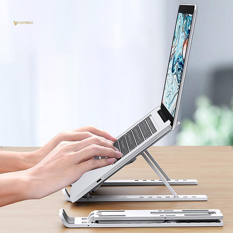 Andex MUQV Giá đỡ máy tính xách tay đa năng Giá đỡ máy tính xách tay có thể điều chỉnh cho đế làm mát có thể gập lại chống trượt cho máy tính xách tay / máy tính bảng / điện thoại n