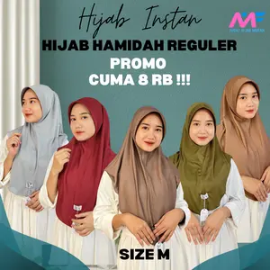MF_Hijab [9 rb 1 Pcs] Hijab Instan Hamidah Size M Bahan Jersey Premium Quality | Hijab Daily Cocok Luar Ruangan