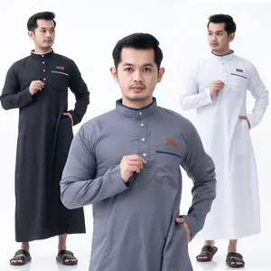 Jubah Pria Premium baju Gamis koko Cowok Dewasa Muslim Bukhori Series Kancing Original KawiKa