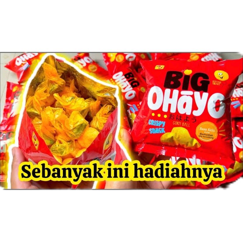 BIG OHAYO Ciki berhadiah Corn ball crispy snack Cemilan Food 0