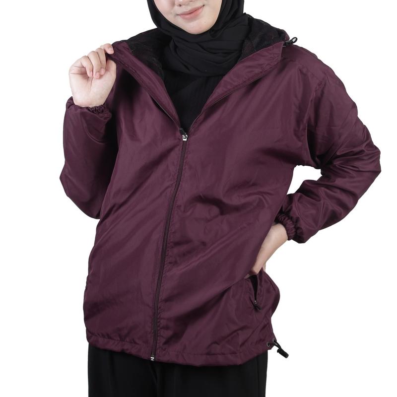 Jaket Parasut Windrunner Olahraga Lari Pink Dusty Sport Running Premium Distro Nyaman Serap keringatM - XXL 5