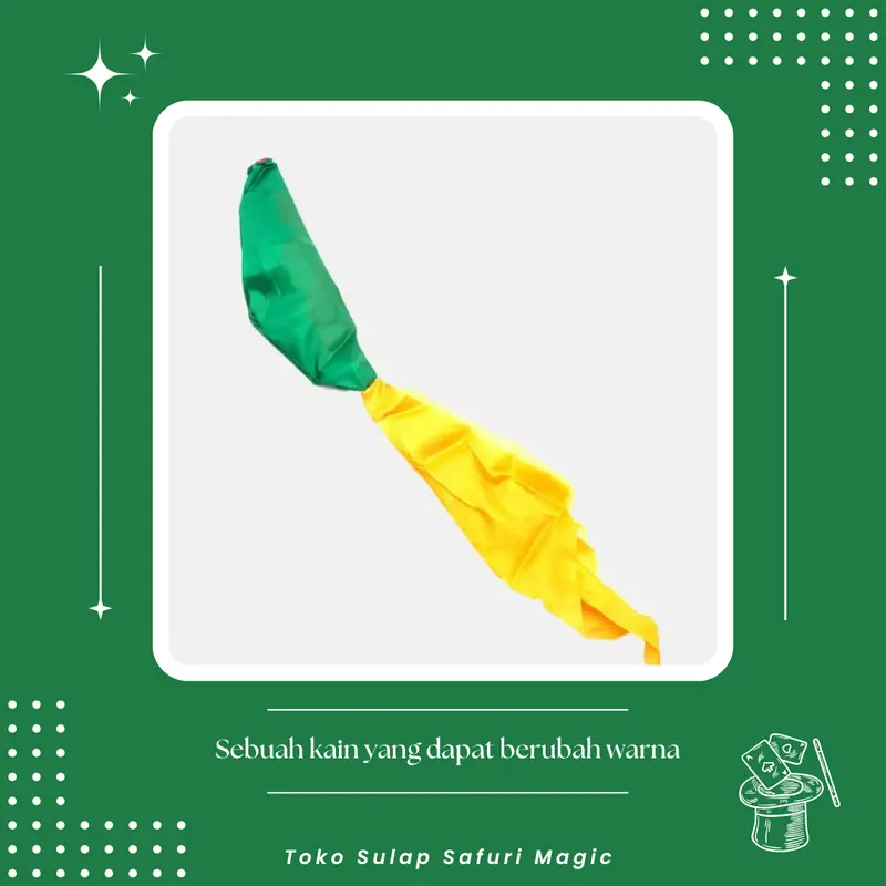 Alat Sulap Color Changing Silk - Sulap Kain Berubah Warna - Sulap Ilusi - Toko Sulap 3