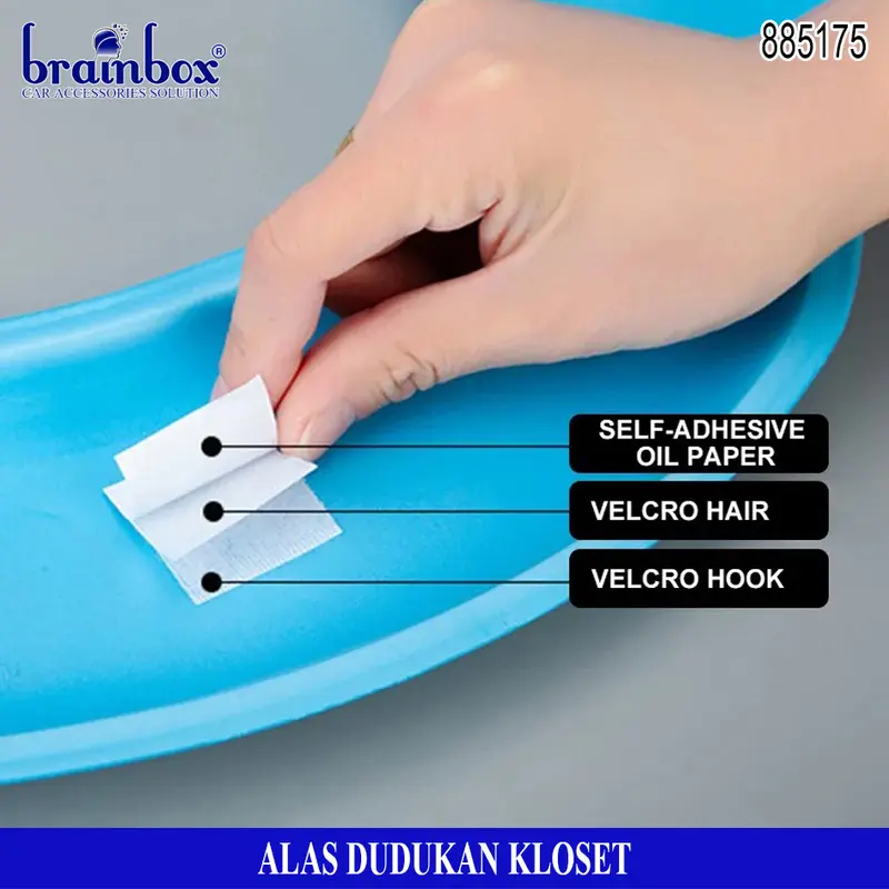 Alas Dudukan Kloset Toilet Cover Pelindung Dudukan Kloset 4