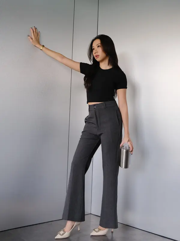 TOOMI PANTS / CELANA PANJANG HIGHWAIST / CELANA CUTBRAY HIGHWAIST / CELANA WANITA 7