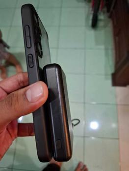 Product Review of ROJO FOX Magnetic Power Bank 5000mAh/10000mAh - Magsafe Wireless Charging, PD 20W/22.5W Fast Charging, Ultra-Slim & Portable, 15W Wireless Charger untuk phone 15/14/13/12 & Android | Tampilan LED, Garansi Resmi (Hijau/Hitam) Powerbank from l**n 2