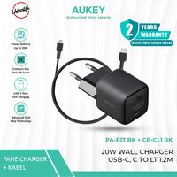 Gambar PHE Paket Hemat AUKEY CHARGER Kepala Charger 1 Port 20W USB Type C Pengecasan Cepat Fast Charging GaN PD 3.0 PA-B1T - Charger dari AUKEY AUTHORIZED STORE JAKARTA Kota Administrasi Jakarta Selatan 1 Tokopedia