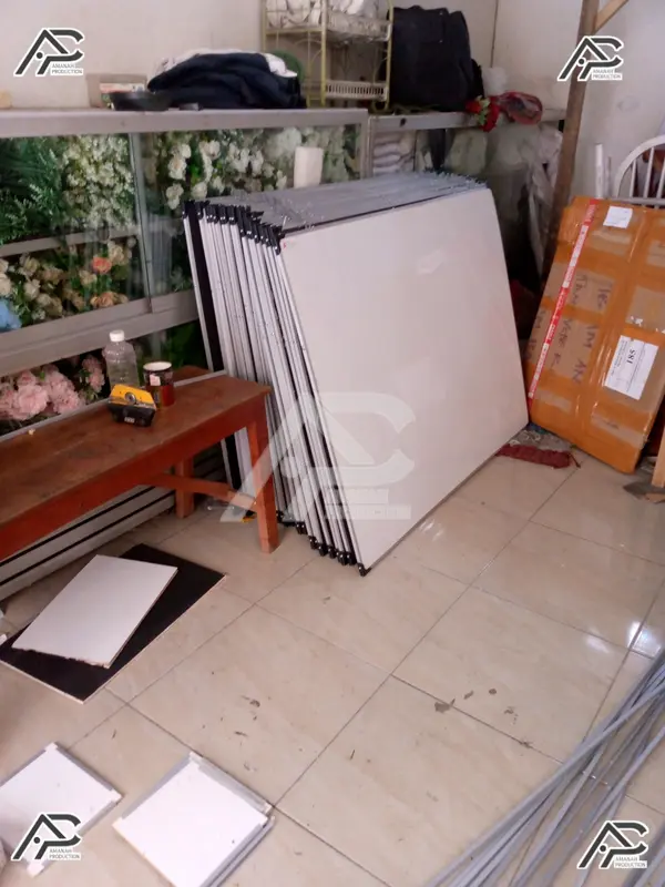 whiteboard gantung dinding papan tulis putih 80 x 120 gratis spidol dan penghapus papan absensi 3