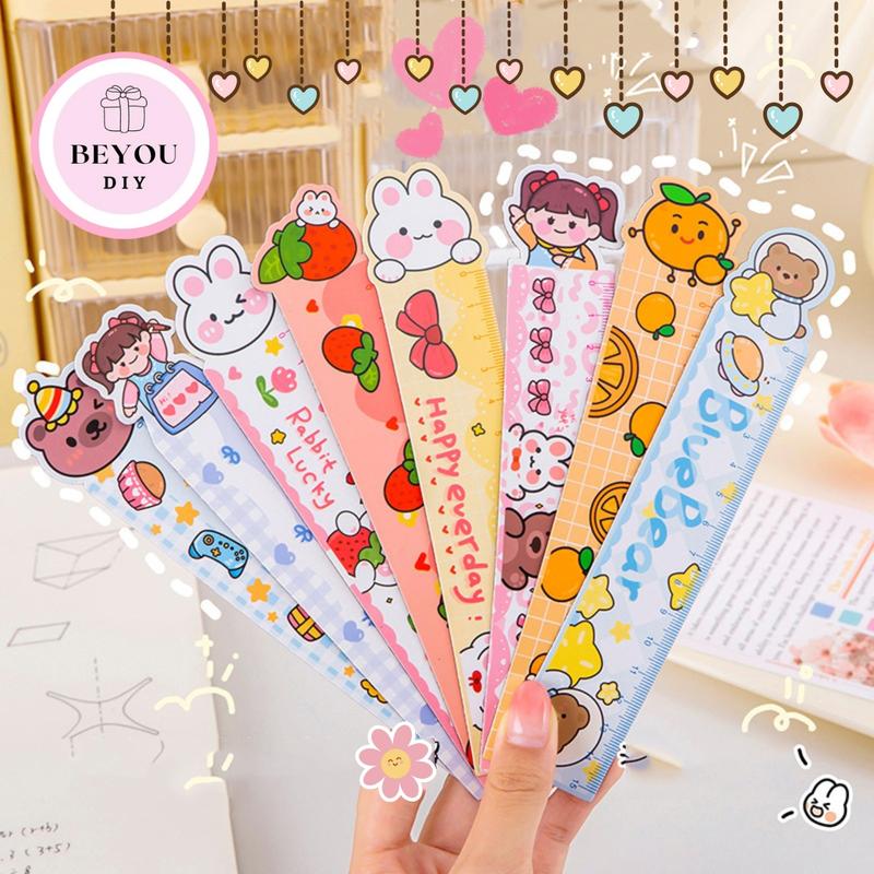 Thước Kẻ Dẻo Có Nam Châm Cute Thước Kẻ Học Sinh Dài 15cm Đồ Dùng Học Tập Decor Quà Tặng Học Sinh