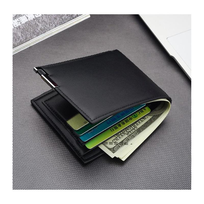 Dompet Pria Lipat Custom Logo Dan Tulisan Dompet Kulit Men Fashion Letter Wallet Custom Suka Suka Terlaris 2