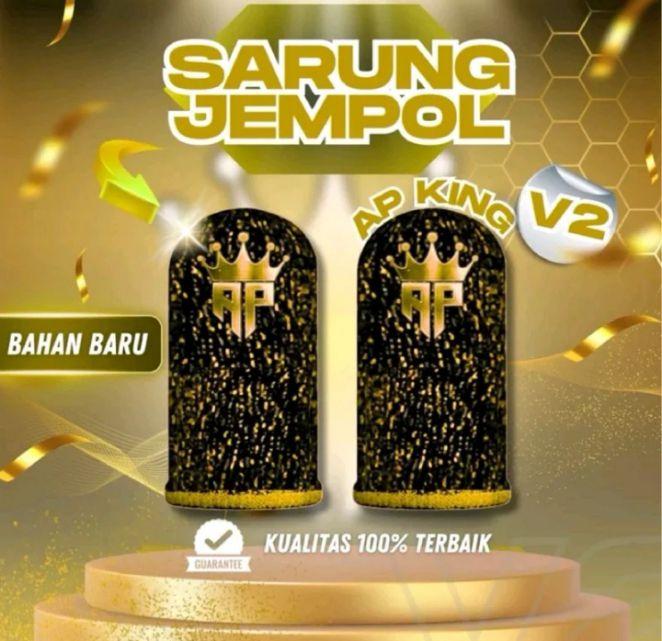 AP King Sarung Jempol V4 Logo Reflective Responsif Sensi Game FF untuk Free Fire Gaming by Andra ST Tipe Responsif Sensif Cleaning AP King Sarung Jempol V4 Logo Reflective Responsif Sensi Game FF untuk Free Fire Gaming by Andra ST Tipe Responsif Sensif Cleaning