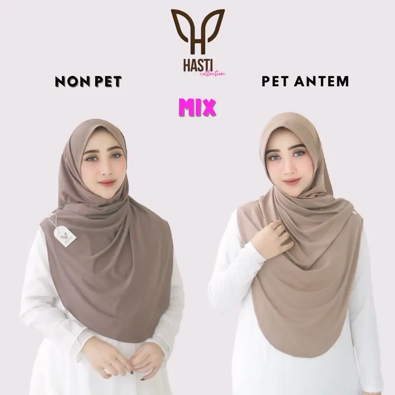 (110K get 4) Hijab Jisoo MIX size XL non pet & pet - HASTI 0