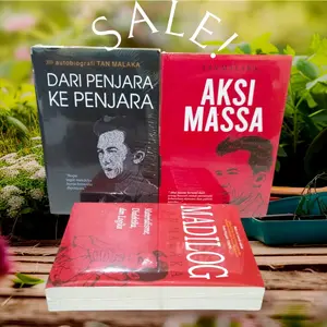 Paket 3 Buku Madilog Tan Malaka+Aksi Massa+Dari Penjara Ke Penjara(isi Lengkap 3 Buku)