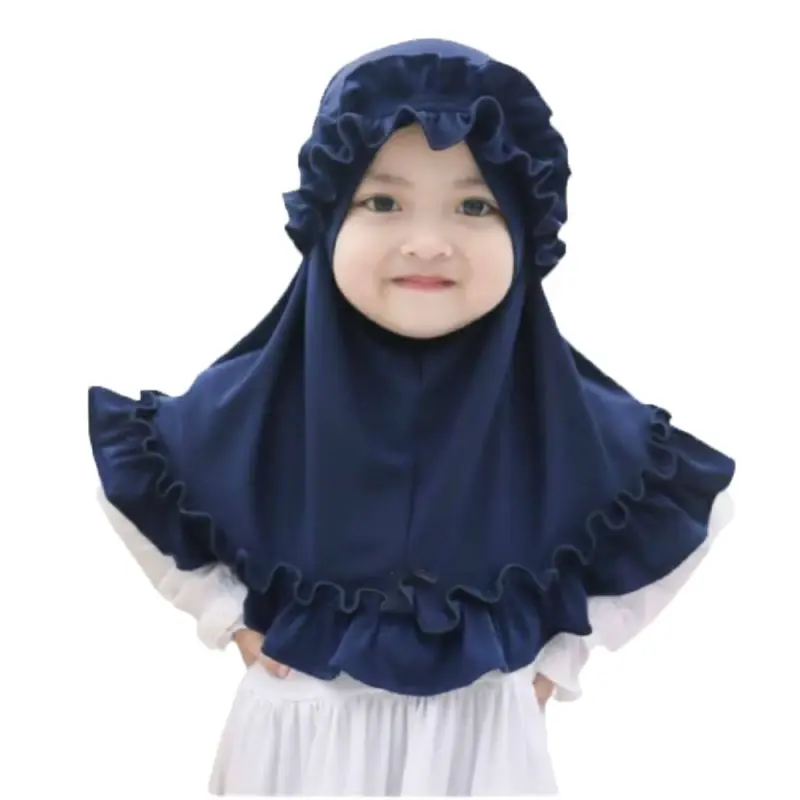 Jilbab Anak Syiria Kriwil Hijab Anak Lucu Kerudung Anak Perempuan Muslim Syari Renda Instan