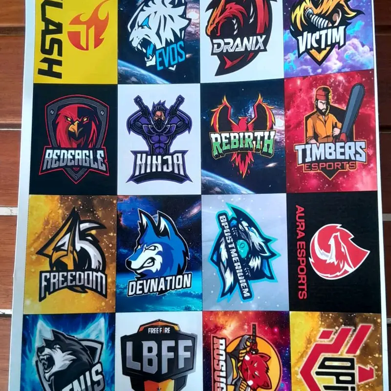 15pcs Stiker Strobo Mata | Stiker Mata Miniatur Bus Tololet Basuri | Stiker Bus Jetbus| Stiker Logo e-sport 6