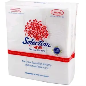 Isi 4 Pcs Kapas Selection Facial Cotton Kotak 35gram / Kapas Kecantikan Berkualitas